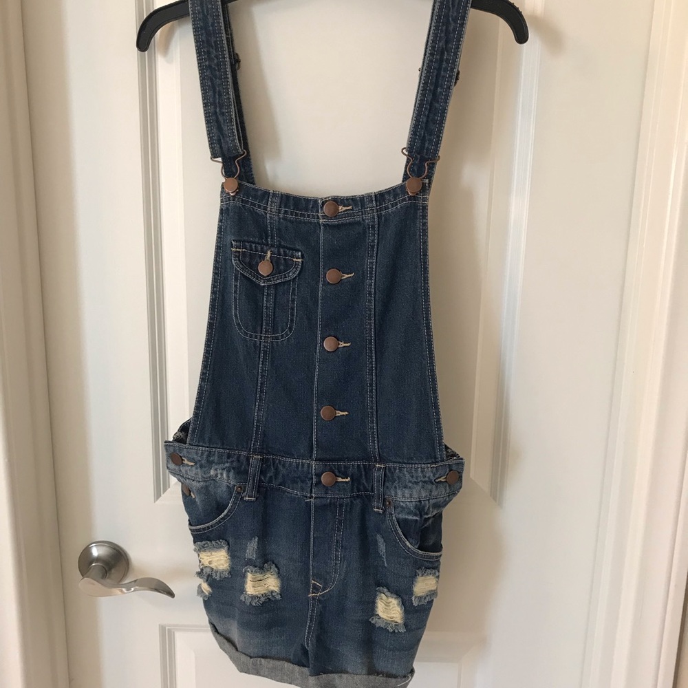 Short overalls, size 4